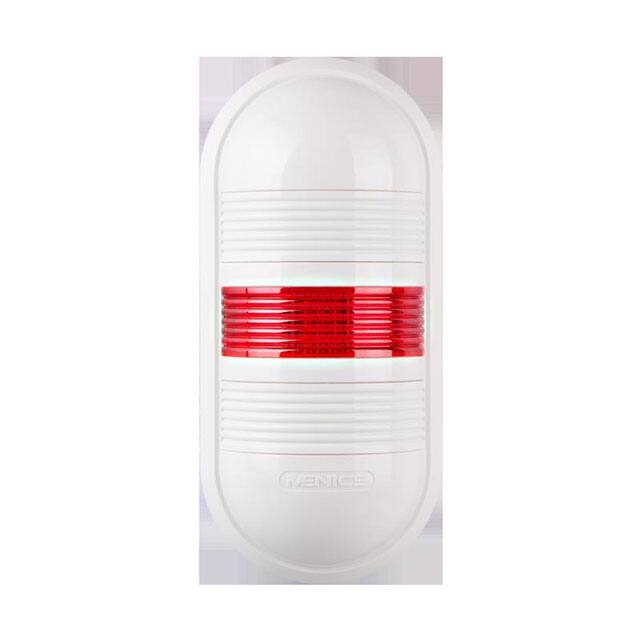 PWEF-1FF-R WALL SIGNAL FLASH 90-240V RED