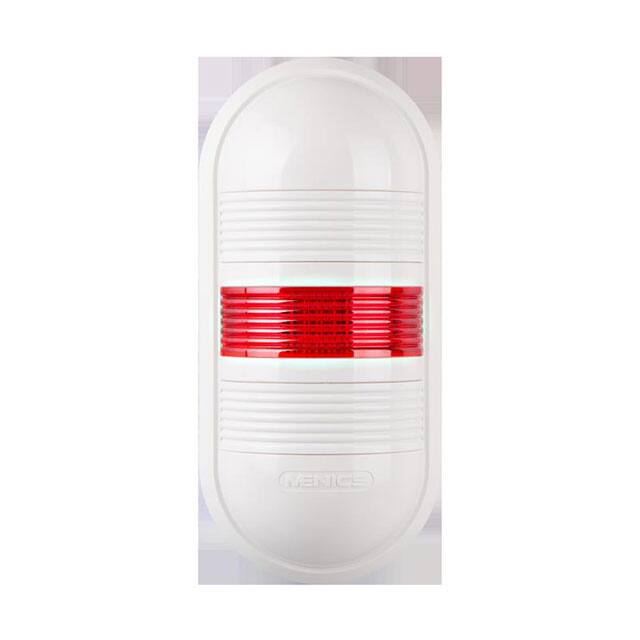 PWEZ-1FF-R WALL SIGNAL 90-240V RED 80DB
