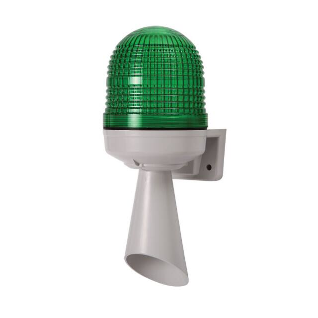 MW86T-RFF-G-S3 86MM ROTATE 90-240V GRN 3SIREN