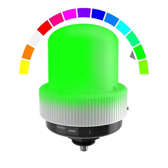 K100PLZRGB7 BEACON INDICATOR LIGHT, 100MM