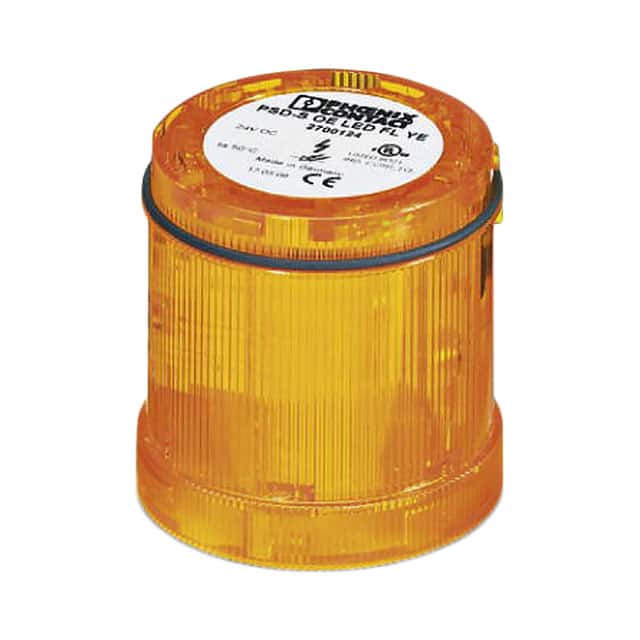 2700124 OPTIC ELEMENT YELLOW DBL FLASH
