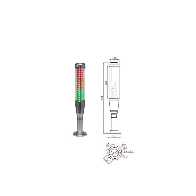 OMJ1-301-RN-RYG LED MULTI-FUNTIONAL SIGNAL LIGHT