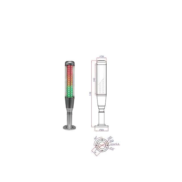 OMJ1-301-QN-RYG LED MULTI-FUNTIONAL SIGNAL LIGHT