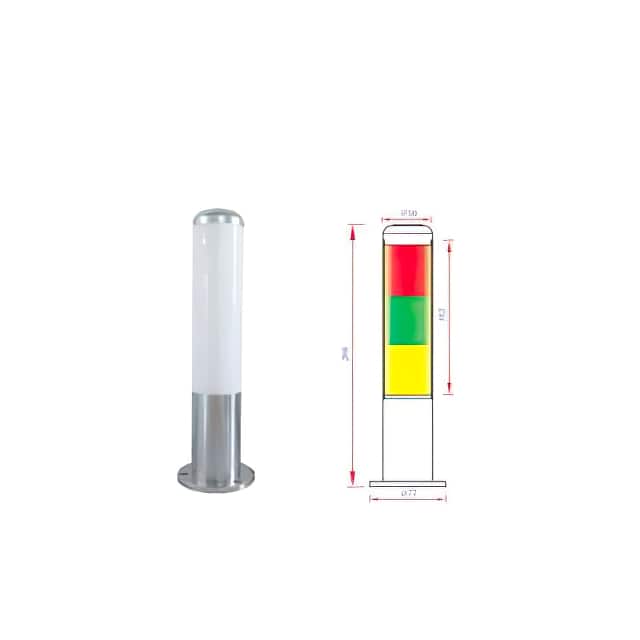 OLA4-101QN-RYG LED MULTI-FUNTIONAL SIGNAL LIGHT