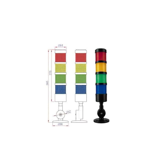 MSL1-401FN-RYGB LED MULTI-FUNTIONAL SIGNAL LIGHT