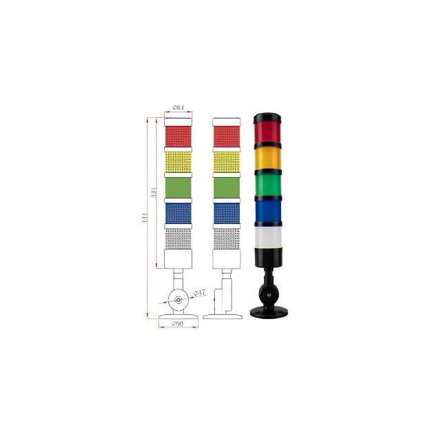 MSL1-501RN-RYGBW LED MULTI-FUNTIONAL SIGNAL LIGHT