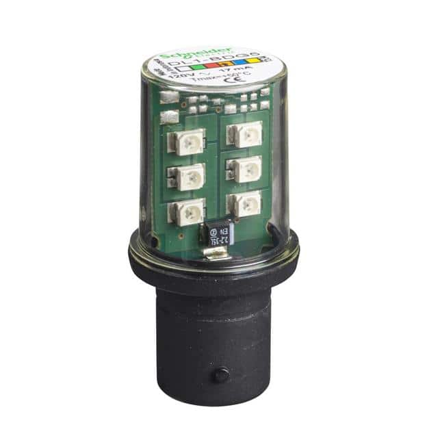 DL1BDG5 AMBER LED BULB 120V