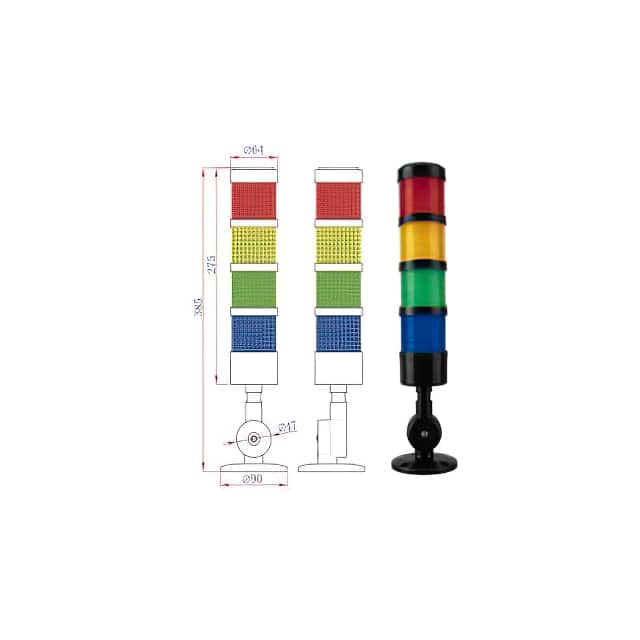 MSL1-401QN-RYGB LED MULTI-FUNTIONAL SIGNAL LIGHT