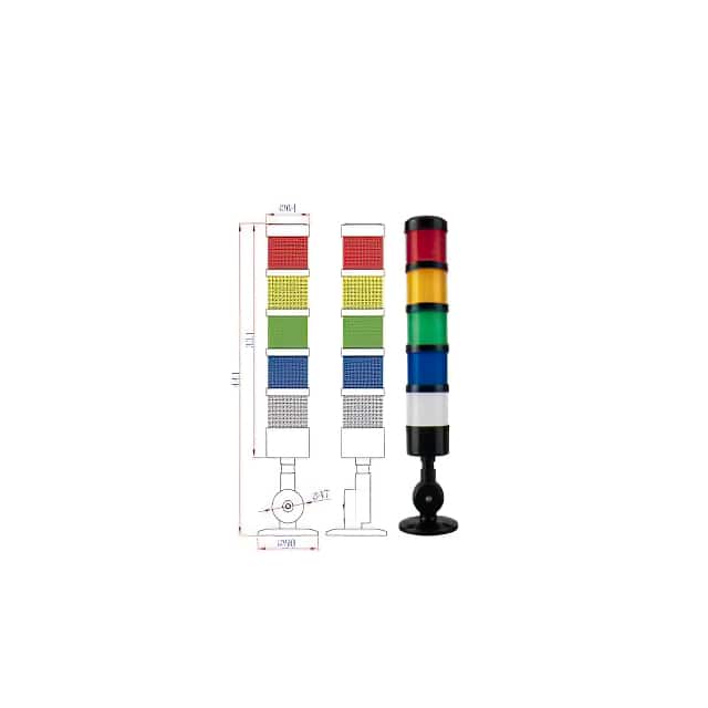 MSL1-501BN-RYGBW LED MULTI-FUNTIONAL SIGNAL LIGHT