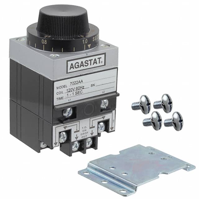 7022AA RELAY TIME DELAY 1SEC 10A 240V