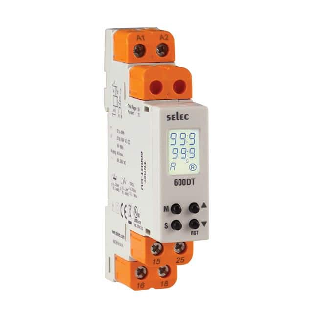 600DT-V2-CU RELAY TIME DELAY 999HR 8A 250V