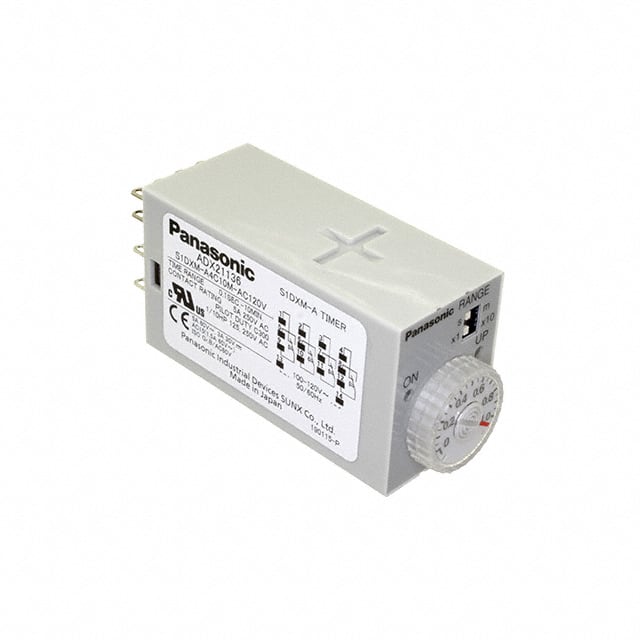 S1DXMA4C10MAC120V RELAY TIME DELAY 10MIN 5A 250V