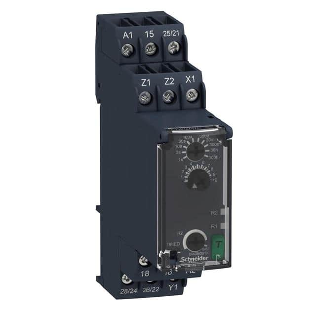 RE22R2MWMR HARMONY, MODULAR TIMING RELAY, 8
