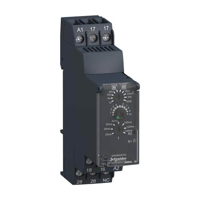 RE22R2QGMR HARMONY, MODULAR TIMING RELAY, 8