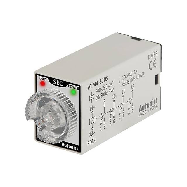 ATM4-510S RELAY TIME DELAY 10SEC 3A 250V