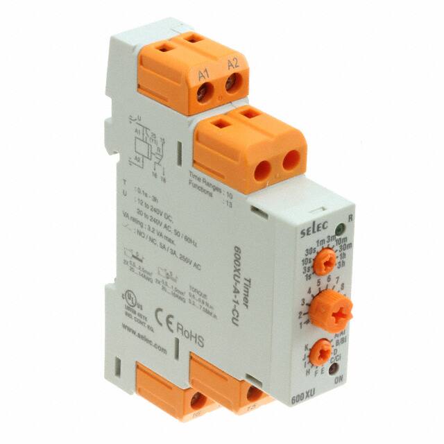 600XU-A-1-CU RELAY TIME DELAY 3HRS 3A 250V