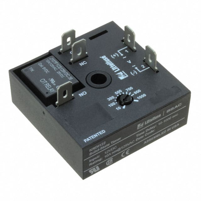KRDI122 RELAY TIME DELAY 1000S 10A 125V