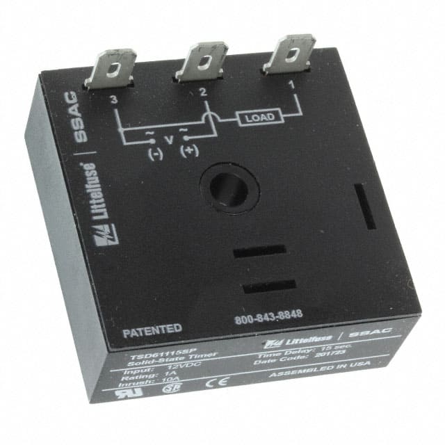 TSD61115SP RELAY TIME DELAY 15SEC CHASSIS