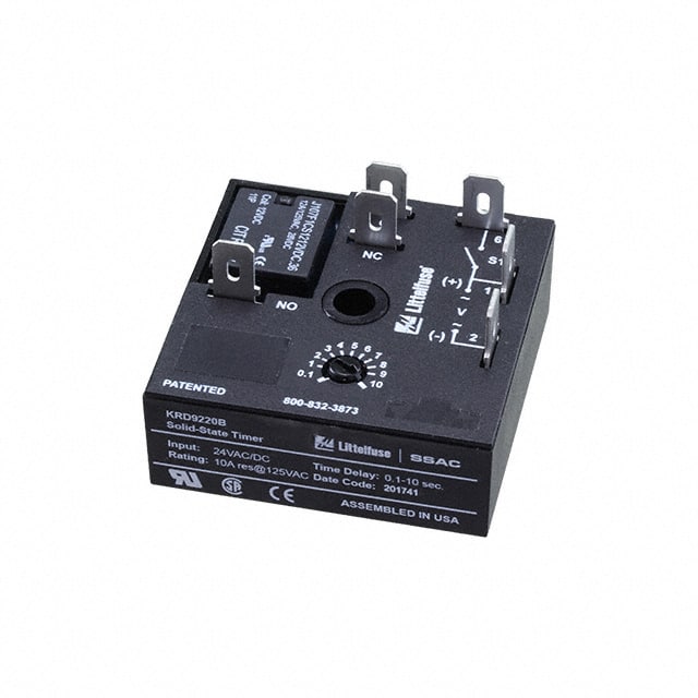 KRD9220B RELAY TIME DELAY 10SEC 10A 125V