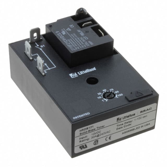 HRDB121 RELAY TIME DELAY 100SEC 30A 125V