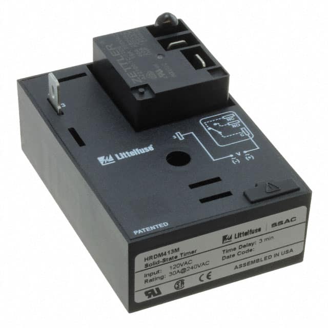 HRDM413M RELAY TIME DELAY 3MIN 30A 125V