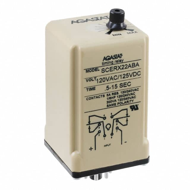 SCERX22ABA RELAY TIME DELAY 15SEC 5A 120V