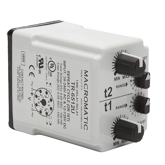 TR-6512U RELAY TIME DELAY 100HR 10A 240V