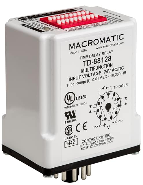 TD-88122 RELAY TIME DEL 10230HR 10A 240V