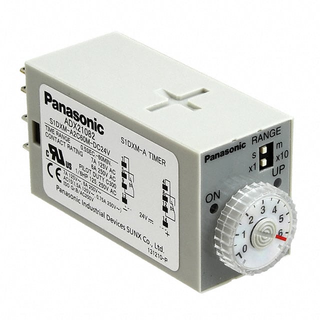 S1DXM-A2C60M-DC24V RELAY TIME DELAY 60MIN 7A 250V