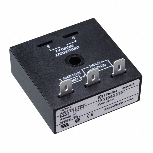 TS2412 RELAY TIME DELAY 2SEC CHASSIS MT