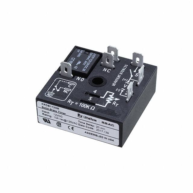 KRDB1120M RELAY TIME DELAY 20MIN 10A 125V