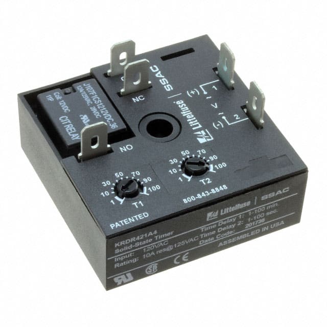 KRDR421A4 RELAY TIME DELAY 100SEC 10A 125V