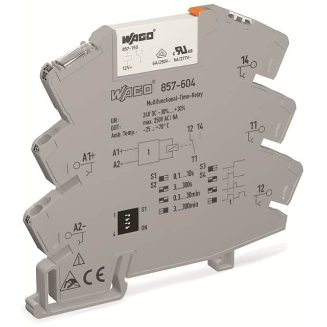 857-604 RELAY TIME DELAY 300MIN 6A 250V