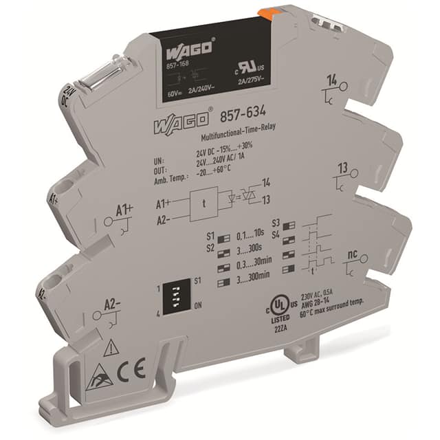857-634 RELAY TIME DELAY 300MIN 1A 240V