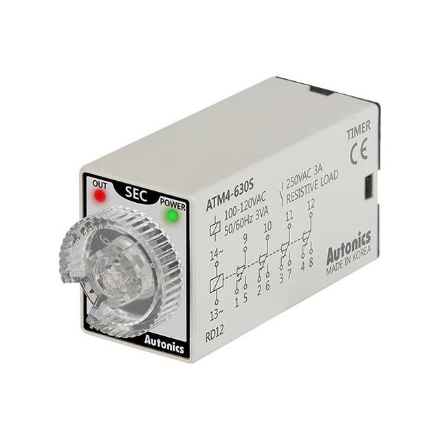 ATM4-630S RELAY TIME DELAY 30SEC 3A 250V