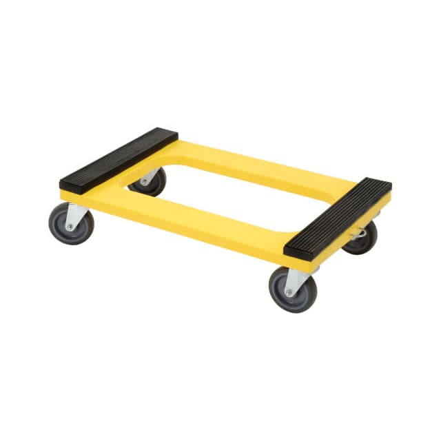241530 PLASTIC DOLLY W/RUBBER PADDED DE