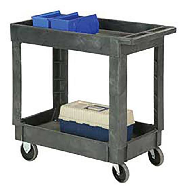 241749 PLASTIC 2 SHELF TRAY SERVICE & U