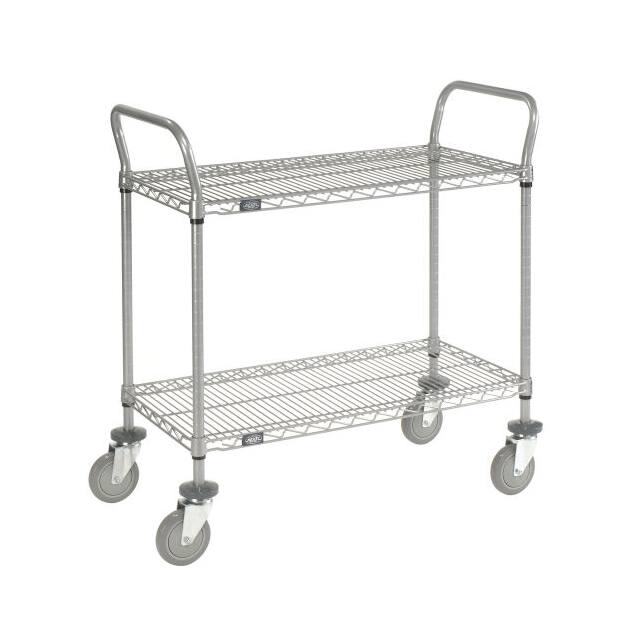 168207 WIRE SHELF UTILITY CART 36X18X38