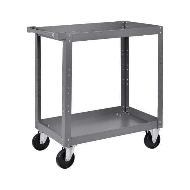 988847 2 SHELF STEEL STOCK CART, 800 LB