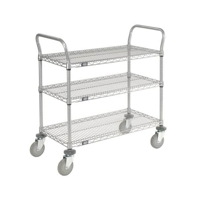 168212 WIRE SHELF UTILITY CART 48X24X38