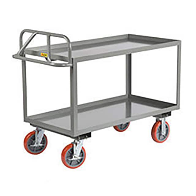 ERGL-2448-8PYBK WELDED SHELF TRUCK, LIP SHELVES,