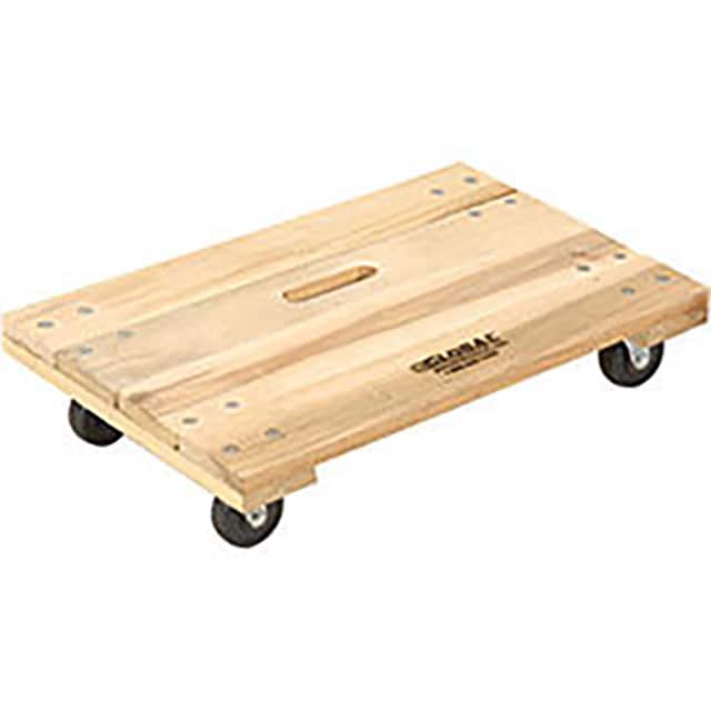 952156 HARDWOOD DOLLY, SOLID DECK, 36 X