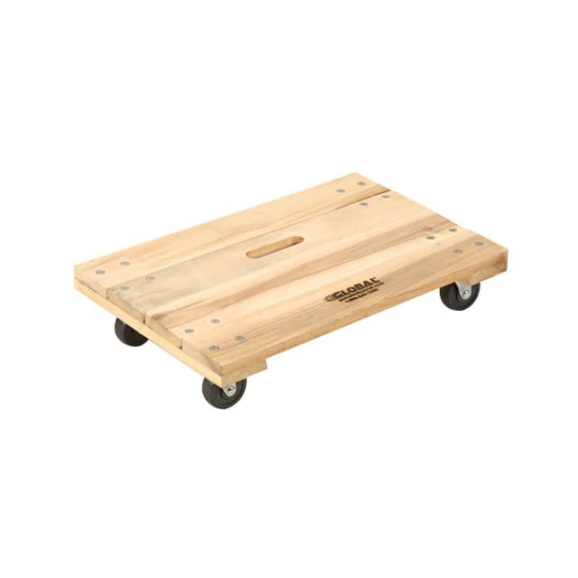 952154 HARDWOOD DOLLY, SOLID DECK, 24 X