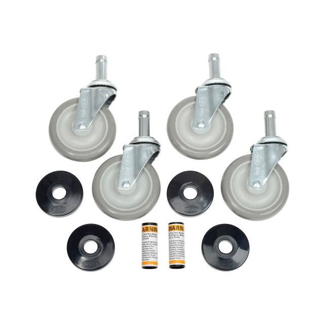 500591 STEM CASTERS SET OF (4) 5" POLYU