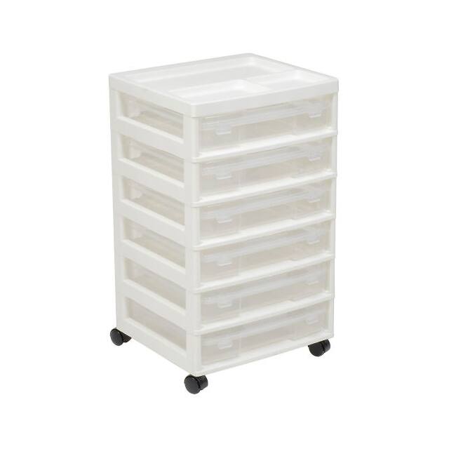 270104 6-DRAWER CART, 14-5/16"X15-7/8"X