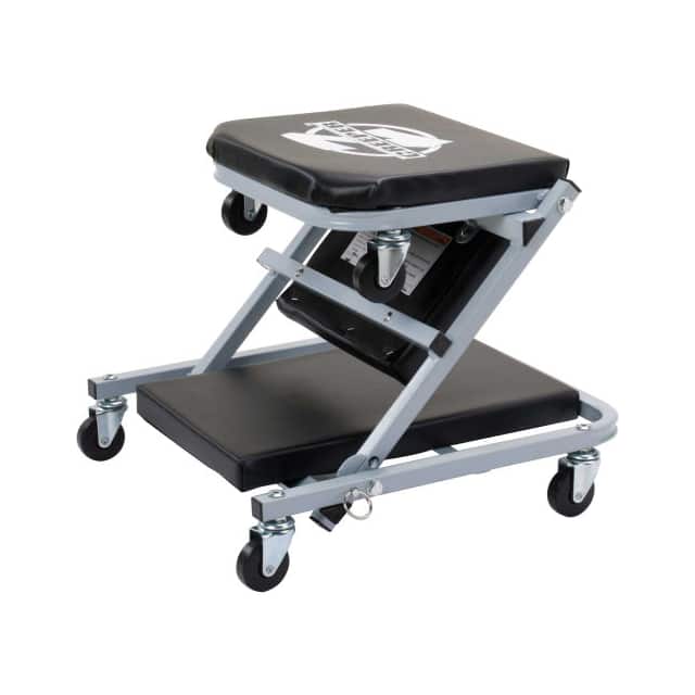 C-2036D Z CREEPER SEAT, BLACK/GRAY
