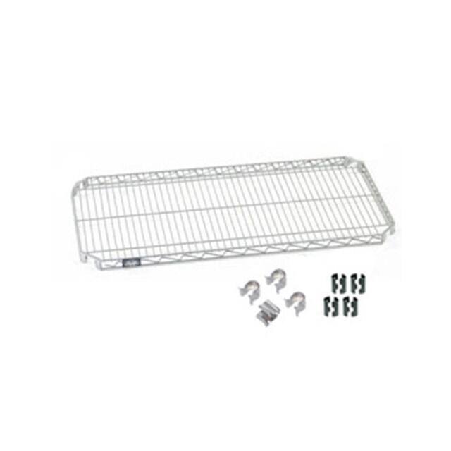 580587A E-Z ADJUST SHELF W/CLIPS & 4 HOO