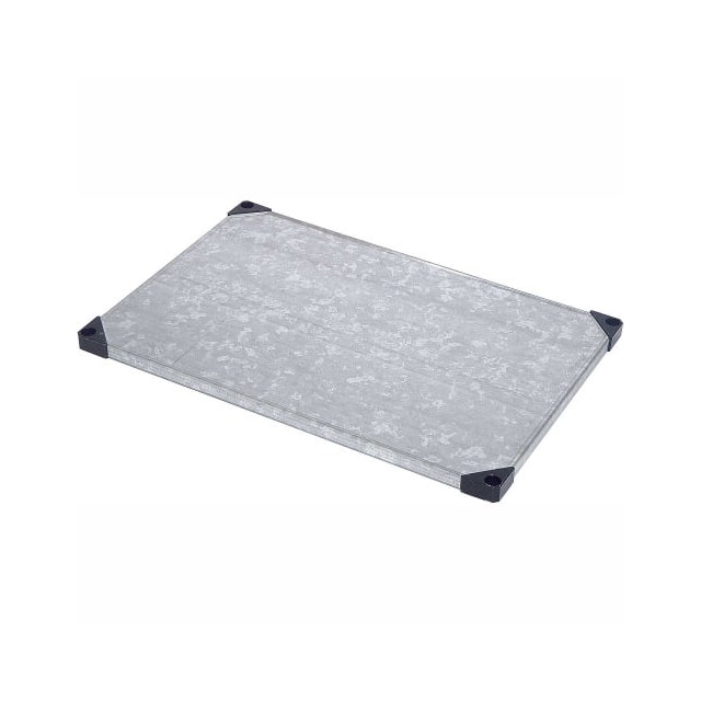 189976B SOLID GALVANIZED SHELF W/CLIPS,