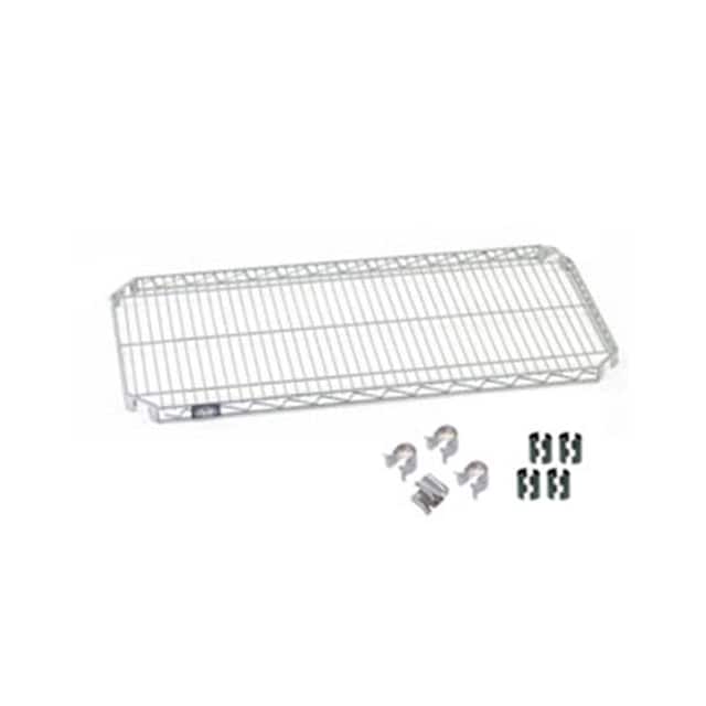580586A E-Z ADJUST SHELF W/CLIPS & 4 HOO