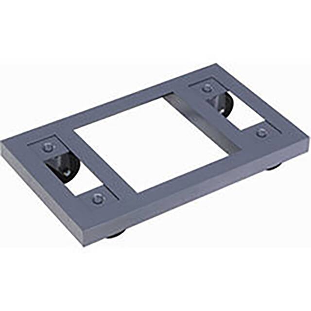 111433 STEEL DOLLY W/OPEN DECK & RUBBER